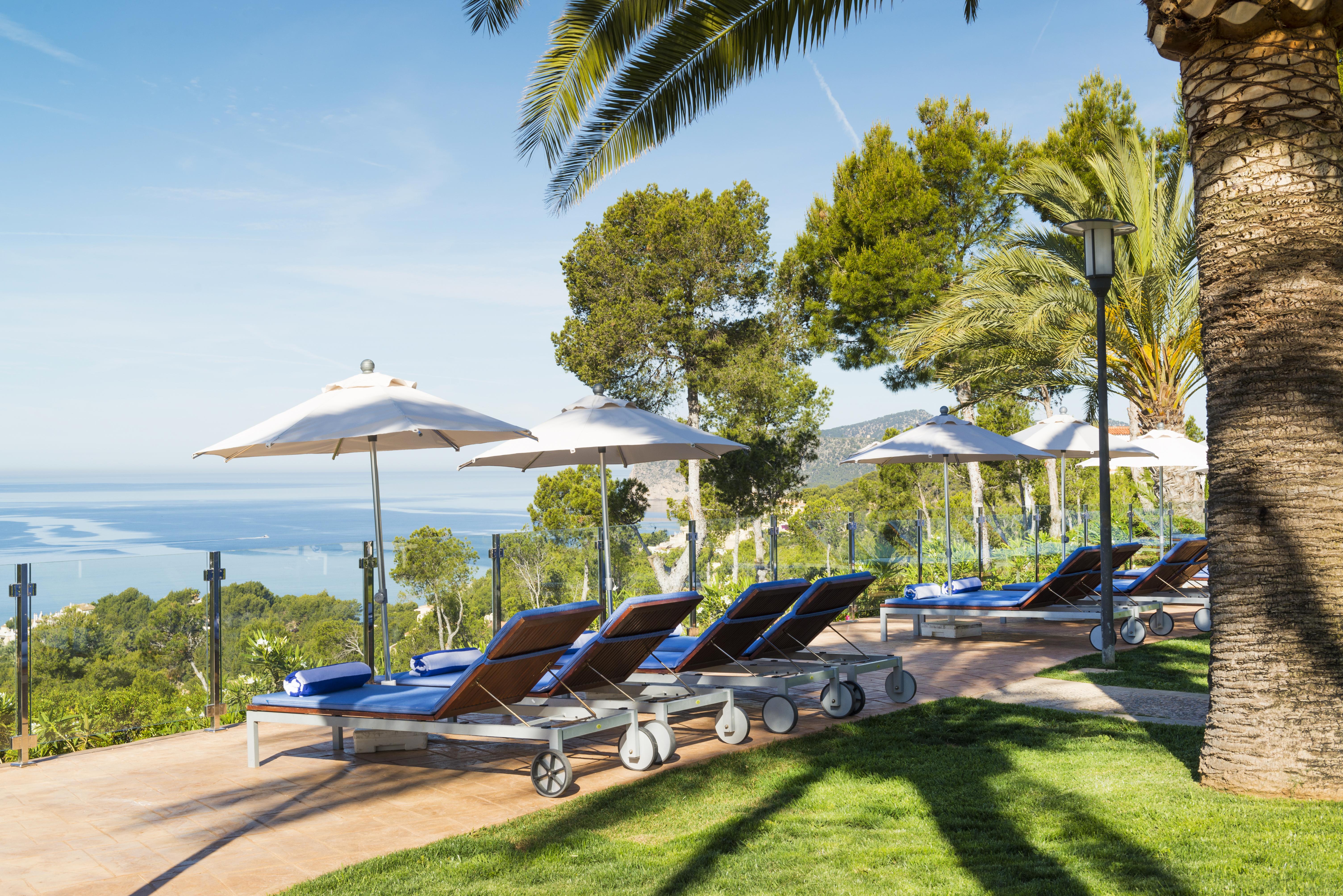 Hilton Mallorca Galatzo ปาเกรา ภายนอก รูปภาพ View of the Mediterranean from the hotel
